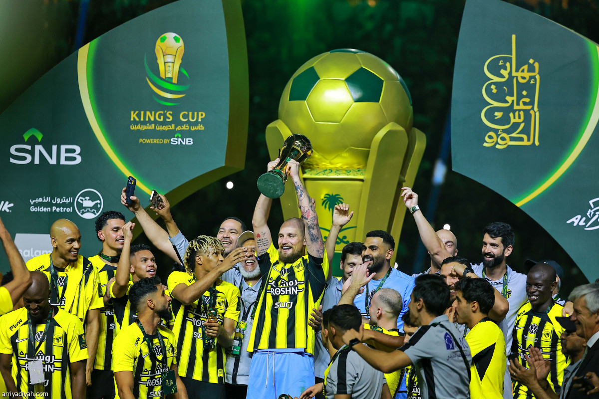 فرحة التتويج